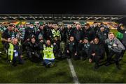 19 November 2021; The Shamrock Rovers media team following the SSE Airtricity League Premier Division match between Shamrock Rovers and Drogheda United at Tallaght Stadium in Dublin. Photo by Stephen McCarthy/Sportsfile