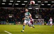 19 November 2021; Richie Towell of Shamrock Rovers during the SSE Airtricity League Premier Division match between Shamrock Rovers and Drogheda United at Tallaght Stadium in Dublin. Photo by Stephen McCarthy/Sportsfile