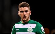 19 November 2021; Dylan Watts of Shamrock Rovers during the SSE Airtricity League Premier Division match between Shamrock Rovers and Drogheda United at Tallaght Stadium in Dublin. Photo by Stephen McCarthy/Sportsfile