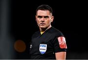 19 November 2021; Referee Rob Hennessy during the SSE Airtricity League Premier Division match between Shamrock Rovers and Drogheda United at Tallaght Stadium in Dublin. Photo by Stephen McCarthy/Sportsfile