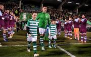 19 November 2021; Aaron Greene of Shamrock Rovers walks out before the SSE Airtricity League Premier Division match between Shamrock Rovers and Drogheda United at Tallaght Stadium in Dublin. Photo by Stephen McCarthy/Sportsfile