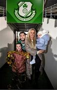 19 November 2021; Richie Towell of Shamrock Rovers and family following the SSE Airtricity League Premier Division match between Shamrock Rovers and Drogheda United at Tallaght Stadium in Dublin. Photo by Stephen McCarthy/Sportsfile
