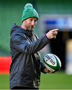 20 November 2021; Assistant coach Mike Catt during the Ireland Captain's Run at Aviva Stadium in Dublin. Photo by Brendan Moran/Sportsfile