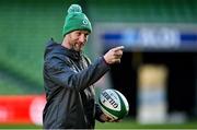 20 November 2021; Assistant coach Mike Catt during the Ireland Captain's Run at Aviva Stadium in Dublin. Photo by Brendan Moran/Sportsfile