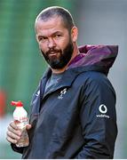 20 November 2021; Head coach Andy Farrell during the Ireland Captain's Run at Aviva Stadium in Dublin. Photo by Brendan Moran/Sportsfile