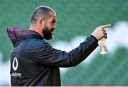 20 November 2021; Head coach Andy Farrell during the Ireland Captain's Run at Aviva Stadium in Dublin. Photo by Brendan Moran/Sportsfile