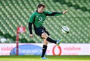 20 November 2021; Jack Carty during the Ireland Captain's Run at Aviva Stadium in Dublin. Photo by Brendan Moran/Sportsfile