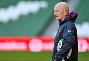 20 November 2021; Team masseur Dave Revins during the Ireland Captain's Run at Aviva Stadium in Dublin. Photo by Brendan Moran/Sportsfile