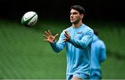 20 November 2021; Santiago Carreras during the Argentina Captain's Run at Aviva Stadium in Dublin. Photo by Brendan Moran/Sportsfile