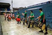 20 November 2021; Drummers before the Autumn Test Series match between Ireland and Japan at the RDS Arena in Dublin. Photo by Harry Murphy/Sportsfile