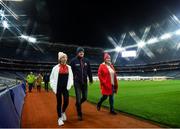 24 November 2021; (EDITORS NOTE: A special effects camera filter was used for this image.) The Sheppard family from Clontarf GAA during the Launch of Ireland Lights Up 2022 in partnership with RTÉ’s Operation Transformation and Get Ireland Walking at Croke Park in Dublin. Photo by David Fitzgerald/Sportsfile