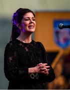 20 November 2021; Sinead Egan of Achadh Na Sileann, representing Leitrim and Connacht, during the Amhránaíocht Aonair competition at Scór Sinsir 2020 All-Ireland Finals at the Connacht GAA Air Dome in Bekan, Mayo. Photo by Piaras Ó Mídheach/Sportsfile