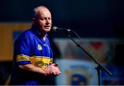 20 November 2021; Noel Joyce of JK Brackens, representing Tipperary and Munster, during the Aithriseoireacht/Scéalaíocht competition at Scór Sinsir 2020 All-Ireland Finals at the Connacht GAA Air Dome in Bekan, Mayo. Photo by Piaras Ó Mídheach/Sportsfile