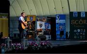 20 November 2021; Jack Gladney of Naomh Moling, representing Carlow and Leinster, during the Amhránaíocht Aonair competition at Scór Sinsir 2020 All-Ireland Finals at the Connacht GAA Air Dome in Bekan, Mayo. Photo by Piaras Ó Mídheach/Sportsfile