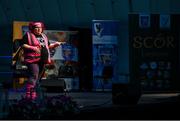 20 November 2021; Noreen McCreesh of Naomh Pádraig Coilleach Eanach, representing Armagh and Ulster, during the Aithriseoireacht/Scéalaíocht competition at Scór Sinsir 2020 All-Ireland Finals at the Connacht GAA Air Dome in Bekan, Mayo. Photo by Piaras Ó Mídheach/Sportsfile