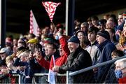 21 November 2021; Belmullet supporters at the Mayo County Senior Club Football Championship Final match between Knockmore and Belmullet at James Stephen's Park in Ballina, Mayo. Photo by Piaras Ó Mídheach/Sportsfile