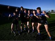 21 November 2021; Blessington players celebrate after the AIB Leinster GAA Football Senior Club Championship First Round match between St Columbas Mullinalaghta and Blessington at Glennon Brothers Pearse Park in Longford. Photo by David Fitzgerald/Sportsfile