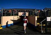 21 November 2021; Shane Mulligan of Mullinalaghta St. Columba's walks back to the dressing room after defeat in the AIB Leinster GAA Football Senior Club Championship First Round match between St Columbas Mullinalaghta and Blessington at Glennon Brothers Pearse Park in Longford. Photo by David Fitzgerald/Sportsfile