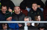 21 November 2021; Galway senior hurling manager Henry Shefflin, right, during the Galway County Senior Club Hurling Championship Semi-Final match between Gort and St Thomas' at Pearse Stadium in Salthill, Galway. Photo by Ray Ryan/Sportsfile