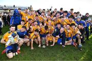 21 November 2021; Knockmore players celebrate after the Mayo County Senior Club Football Championship Final match between Knockmore and Belmullet at James Stephen's Park in Ballina, Mayo. Photo by Piaras Ó Mídheach/Sportsfile