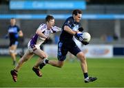 21 November 2021; Chris Guckian of St. Jude's in action against Hugh Kenny of Kilmacud Crokes during the Go Ahead Dublin County Senior Club Football Championship Final match between St Jude's and Kilmacud Crokes at Parnell Park in Dublin. Photo by Daire Brennan/Sportsfile