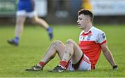 21 November 2021; Evan Ivors of Belmullet after his side's defeat in the Mayo County Senior Club Football Championship Final match between Knockmore and Belmullet at James Stephen's Park in Ballina, Mayo. Photo by Piaras Ó Mídheach/Sportsfile