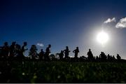 21 November 2021; A general view of action during the Junior Men's event at the Irish Life Health National Cross Country Championships at Santry Demense in Dublin. Photo by Ramsey Cardy/Sportsfile