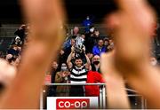 21 November 2021; Midleton captain Conor Lehane lifting the cup after the Cork County Senior Club Hurling Championship Final match between Glen Rovers and Midleton at Páirc Ui Chaoimh in Cork. Photo by Eóin Noonan/Sportsfile