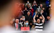 21 November 2021; Midleton captain Conor Lehane lifting the cup after the Cork County Senior Club Hurling Championship Final match between Glen Rovers and Midleton at Páirc Ui Chaoimh in Cork. Photo by Eóin Noonan/Sportsfile