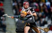 21 November 2021; Cathal Hickey of Glen Rovers in action against Garan Manley of Midleton during the Cork County Senior Club Hurling Championship Final match between Glen Rovers and Midleton at Páirc Ui Chaoimh in Cork. Photo by Eóin Noonan/Sportsfile