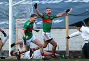 21 November 2021; John McGrath of Loughmore-Castleiney celebrates after scoring his side's first goal during the Tipperary County Senior Club Football Championship Final match between Clonmel Commercials and Loughmore-Castleiney at Semple Stadium in Thurles, Tipperary. Photo by Michael P Ryan/Sportsfile