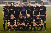 21 November 2021; The Wexford Youths team before the 2021 EVOKE.ie FAI Women's Cup Final between Wexford Youths and Shelbourne at Tallaght Stadium in Dublin. Photo by Stephen McCarthy/Sportsfile