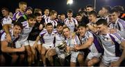 21 November 2021; Kilmacud Crokes' captain Shane Cunningham and his team mates celebrate after the Go Ahead Dublin County Senior Club Football Championship Final match between St Jude's and Kilmacud Crokes at Parnell Park in Dublin. Photo by Ray McManus/Sportsfile