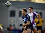 21 November 2021; Pat Spillane of St. Jude's in action against Conor Casey of Kilmacud Crokes during the Go Ahead Dublin County Senior Club Football Championship Final match between St Jude's and Kilmacud Crokes at Parnell Park in Dublin. Photo by Ray McManus/Sportsfile