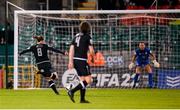 21 November 2021; Edel Kennedy of Wexford Youths scores her side's third goal during the 2021 EVOKE.ie FAI Women's Cup Final between Wexford Youths and Shelbourne at Tallaght Stadium in Dublin. Photo by Stephen McCarthy/Sportsfile