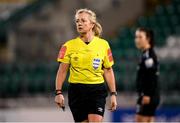 21 November 2021; Referee Paula Brady during the 2021 EVOKE.ie FAI Women's Cup Final between Wexford Youths and Shelbourne at Tallaght Stadium in Dublin. Photo by Stephen McCarthy/Sportsfile