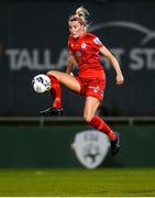 21 November 2021; Shauna Fox of Shelbourne during the 2021 EVOKE.ie FAI Women's Cup Final between Wexford Youths and Shelbourne at Tallaght Stadium in Dublin. Photo by Stephen McCarthy/Sportsfile