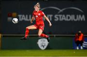 21 November 2021; Shauna Fox of Shelbourne during the 2021 EVOKE.ie FAI Women's Cup Final between Wexford Youths and Shelbourne at Tallaght Stadium in Dublin. Photo by Stephen McCarthy/Sportsfile