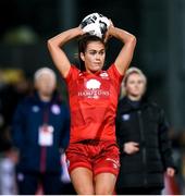 21 November 2021; Jess Gargan of Shelbourne during the 2021 EVOKE.ie FAI Women's Cup Final between Wexford Youths and Shelbourne at Tallaght Stadium in Dublin. Photo by Stephen McCarthy/Sportsfile