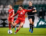 21 November 2021; Jessica Ziu of Shelbourne during the 2021 EVOKE.ie FAI Women's Cup Final between Wexford Youths and Shelbourne at Tallaght Stadium in Dublin. Photo by Stephen McCarthy/Sportsfile