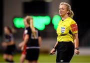 21 November 2021; Referee Paula Brady during the 2021 EVOKE.ie FAI Women's Cup Final between Wexford Youths and Shelbourne at Tallaght Stadium in Dublin. Photo by Stephen McCarthy/Sportsfile