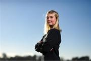 22 November 2021; Éabha O'Mahony poses for a portrait during a Republic of Ireland Women media day at Castleknock Hotel in Dublin. Photo by Stephen McCarthy/Sportsfile