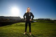 22 November 2021; Éabha O'Mahony poses for a portrait during a Republic of Ireland Women media day at Castleknock Hotel in Dublin. Photo by Stephen McCarthy/Sportsfile