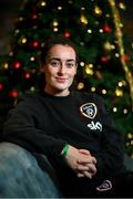 22 November 2021; Roma McLaughlin poses for a portrait during a Republic of Ireland Women media day at Castleknock Hotel in Dublin. Photo by Stephen McCarthy/Sportsfile