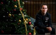 22 November 2021; Roma McLaughlin poses for a portrait during a Republic of Ireland Women media day at Castleknock Hotel in Dublin. Photo by Stephen McCarthy/Sportsfile