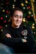 22 November 2021; Roma McLaughlin poses for a portrait during a Republic of Ireland Women media day at Castleknock Hotel in Dublin. Photo by Stephen McCarthy/Sportsfile