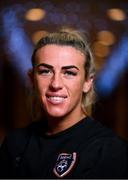 22 November 2021; Savannah McCarthy poses for a portrait during a Republic of Ireland Women media day at Castleknock Hotel in Dublin. Photo by Stephen McCarthy/Sportsfile