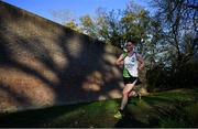 21 November 2021; Conor McLoughlin of Moy Valley AC, Mayo, competing in the Senior Men's event during the Irish Life Health National Cross Country Championships at Santry Demense in Dublin. Photo by Ramsey Cardy/Sportsfile