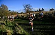 21 November 2021; Nakita Burke of Letterkenny AC, Donegal, competing in the Senior Women's event during the Irish Life Health National Cross Country Championships at Santry Demense in Dublin. Photo by Ramsey Cardy/Sportsfile