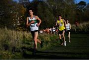 21 November 2021; Daire O'Sullivan of Carraig-Na-Bhfear AC, Cork, competing in the Junior Men's event during the Irish Life Health National Cross Country Championships at Santry Demense in Dublin. Photo by Ramsey Cardy/Sportsfile